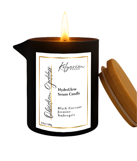 Obsidian Goddess | Divine Darkness Serum Candle