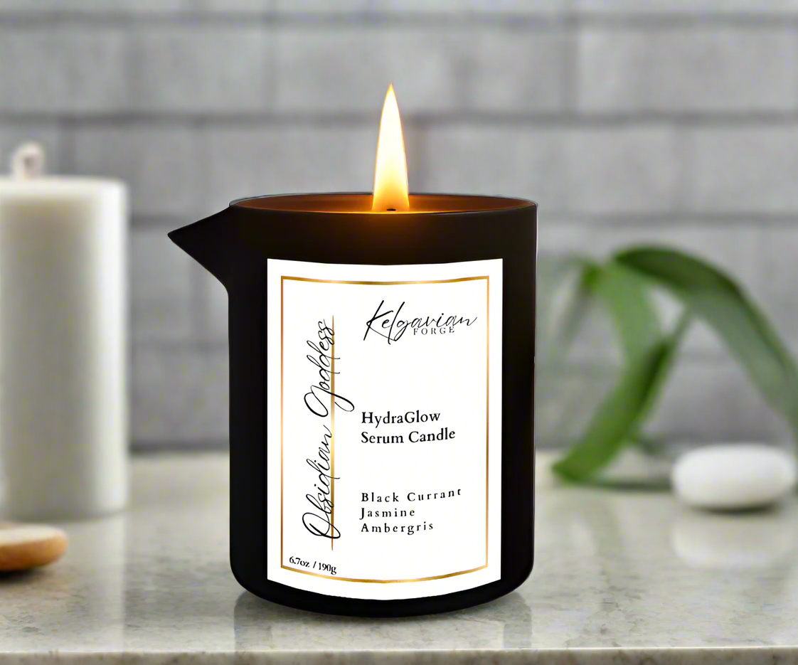 Obsidian Goddess | Divine Darkness Serum Candle