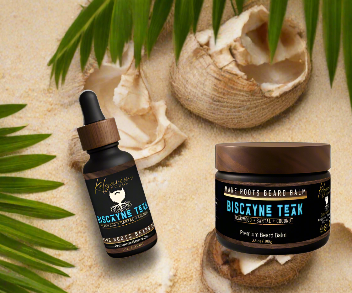 Biscayne Teak | Coastal Spice Beard Oil