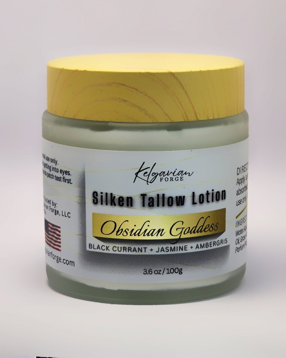 Silken Tallow Lotion - Obsidian Goddess