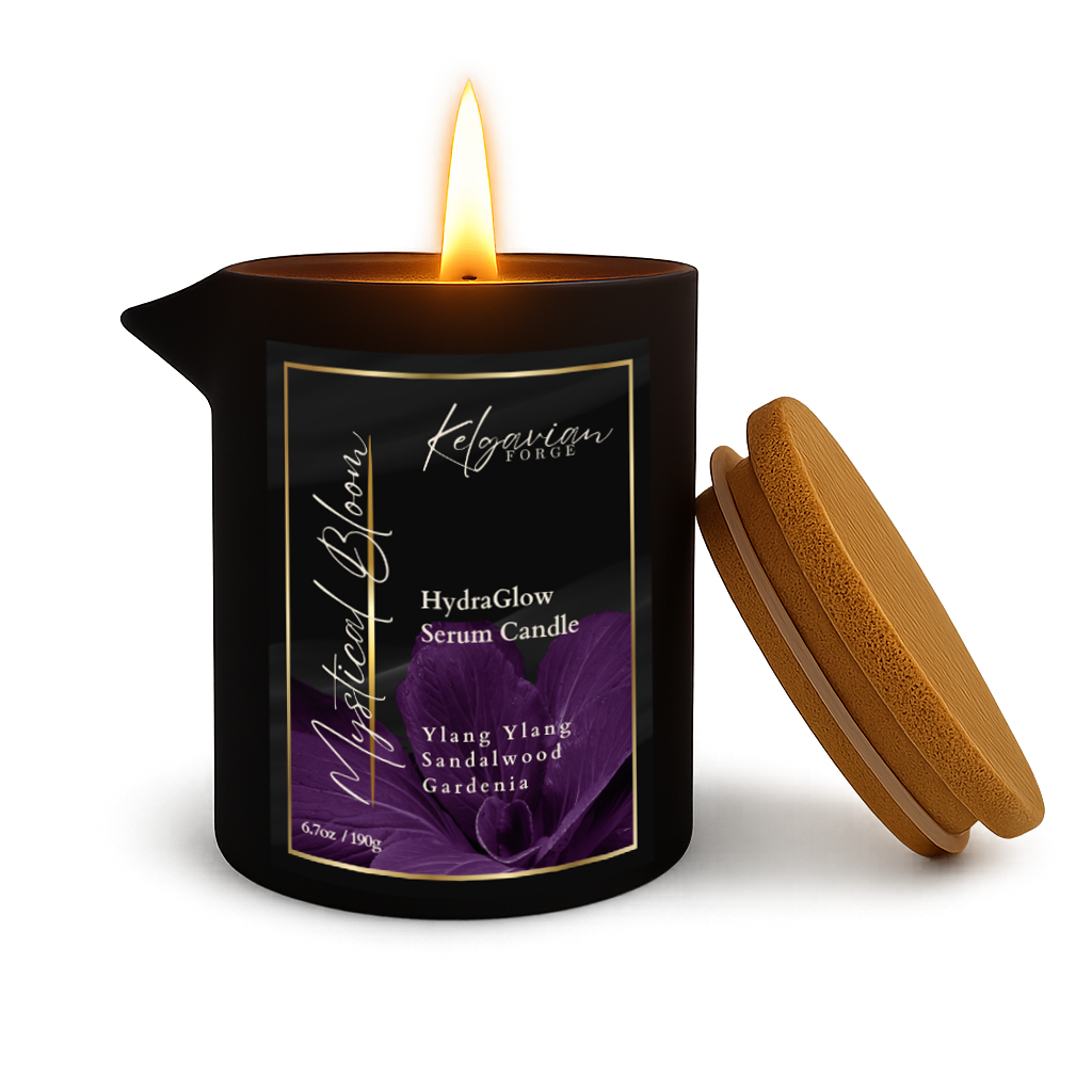 Mystical Bloom | Ethereal Ember Serum Candle