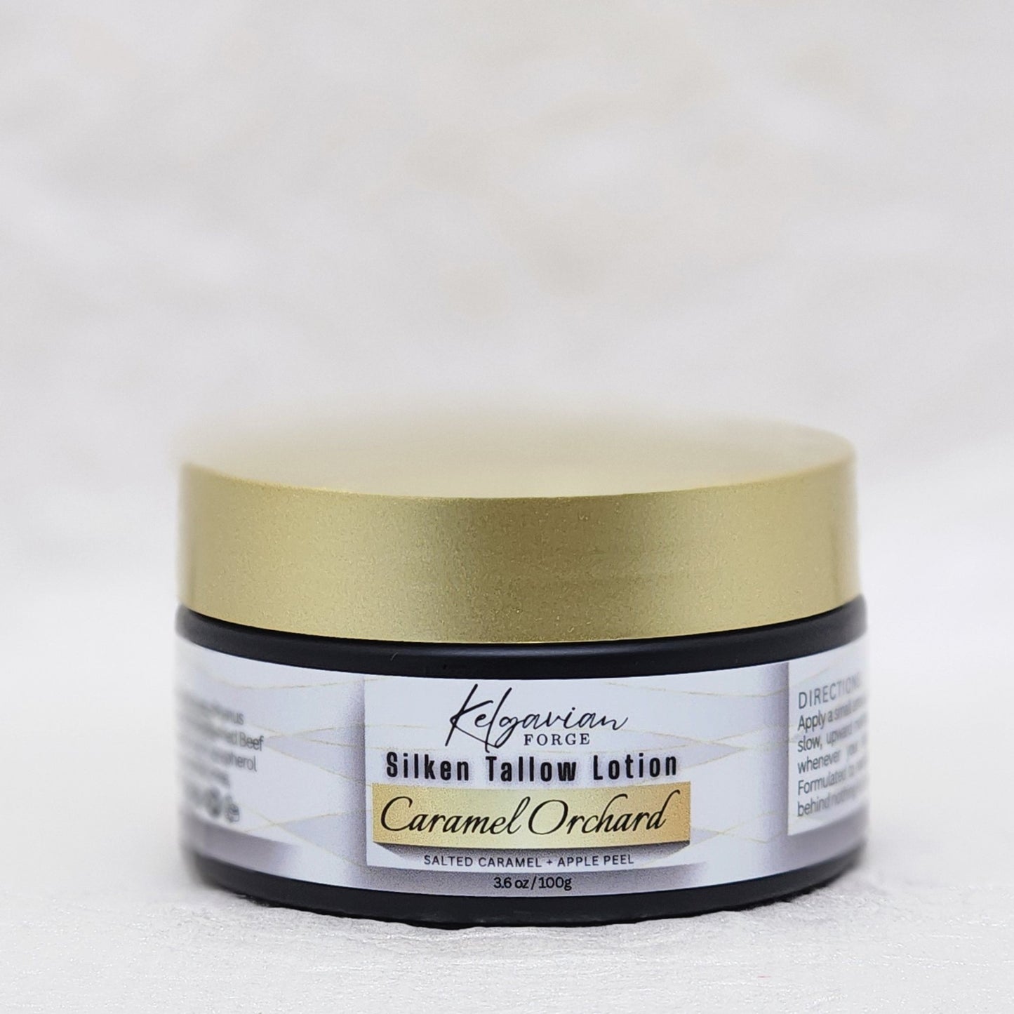 Silken Tallow Lotion – Caramel Orchard
